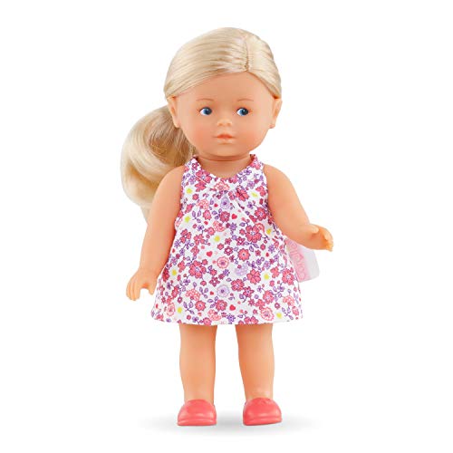 コロール 赤ちゃん 人形 Corolle Mini Corolline Rosy 8 Doll with Blond Hair and Floral Dress, for Kid