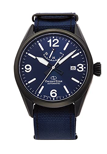 腕時計 オリエント メンズ Orient Star Blue Dial Blue Nylon Men's Watch RE-AU0207L00B