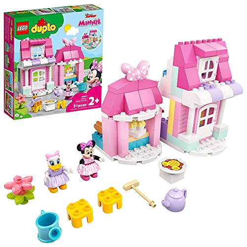 レゴ デュプロ LEGO DUPLO Disney Minnie's House and Caf? 10942 Dollhouse Building Toy for Kids, Boys a