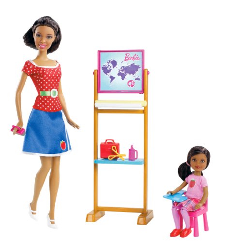 バービー バービー人形 バービーキャリア Barbie I Can Be Teacher African-American Doll Playset