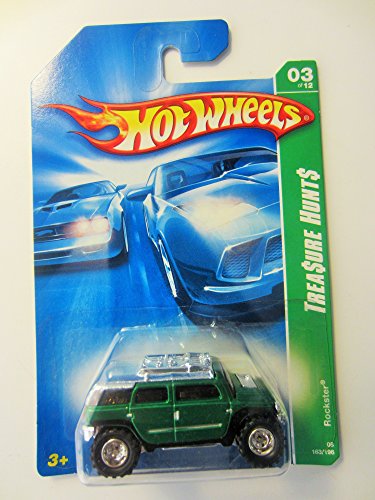 ホットウィール マテル ミニカー Hot Wheels Treasure Hunts Green Rockster 3 of 12 2008