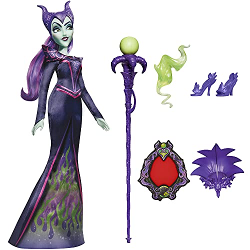 ディズニープリンセス Disney Villains Maleficent Fashion Doll, Accessories and Removable Clothes, Dis