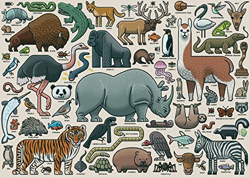 ジグソーパズル 海外製 アメリカ Ravensburger You Wild Animal 1000 Piece Jigsaw Puzzle for Adults