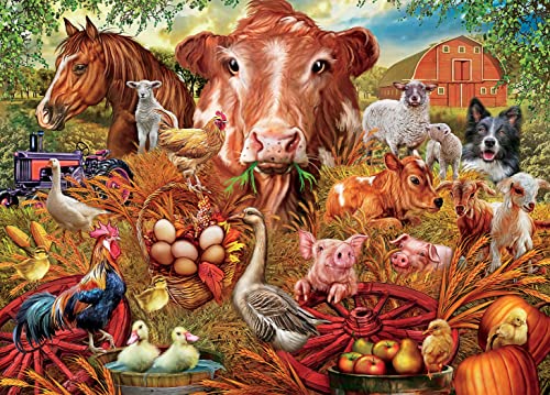 ジグソーパズル 海外製 アメリカ Ceaco - Animal Kingdom - Farm - 1000 Piece Jigsaw Puzzle