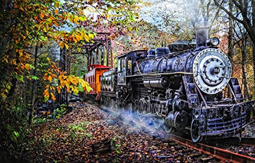 ジグソーパズル 海外製 アメリカ SUNSOUT INC - Train's Coming - 1000 pc Jigsaw Puzzle by Artist: C