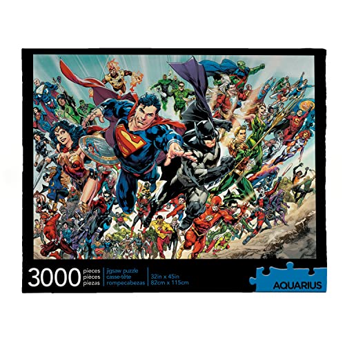 ジグソーパズル 海外製 アメリカ Aquarius DC Comics Puzzle Cast (3000 Piece Jigsaw Puzzle) - Offic