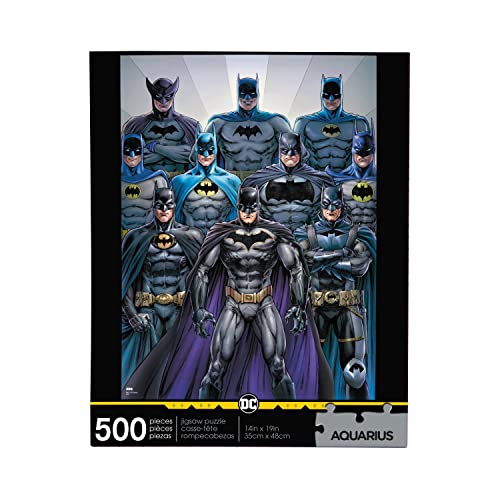 ジグソーパズル 海外製 アメリカ AQUARIUS DC Comics Batman Batsuits Puzzle (500 Piece Jigsaw Puzzl