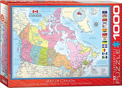 ジグソーパズル 海外製 アメリカ Map of Canada