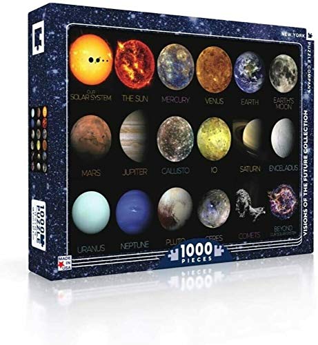 ジグソーパズル 海外製 アメリカ New York Puzzle Company - NASA The Solar System - 1000 Piece Jigs