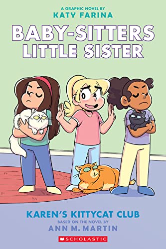 海外製絵本 知育 英語 Karen's Kittycat Club: A Graphic Novel (Baby-Sitters Little Sister #4) (4) (Baby