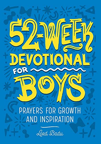 海外製絵本 知育 英語 52-Week Devotional for Boys: Prayers for Growth and Inspiration