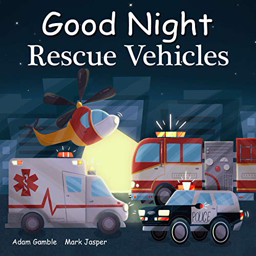 海外製絵本 知育 英語 Good Night Rescue Vehicles (Good Night Our World)