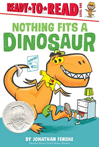 海外製絵本 知育 英語 Nothing Fits a Dinosaur: Ready-to-Read Level 1