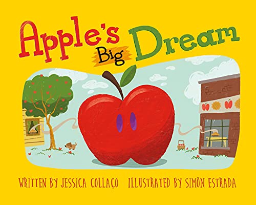 海外製絵本 知育 英語 Apple's Big Dream: A Children's Book About Loss, Acceptance and Gratitude