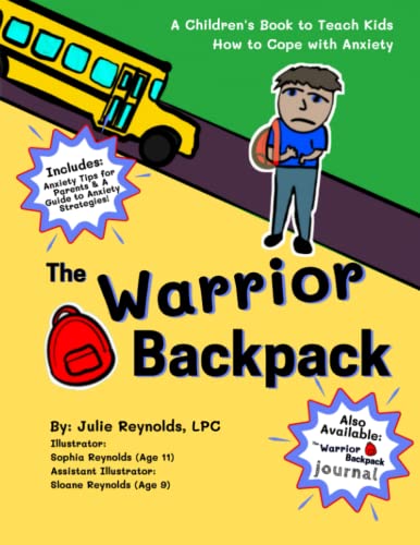 海外製絵本 知育 英語 The Warrior Backpack: A Children's Book To Teach Kids How To Cope With Anxiety (