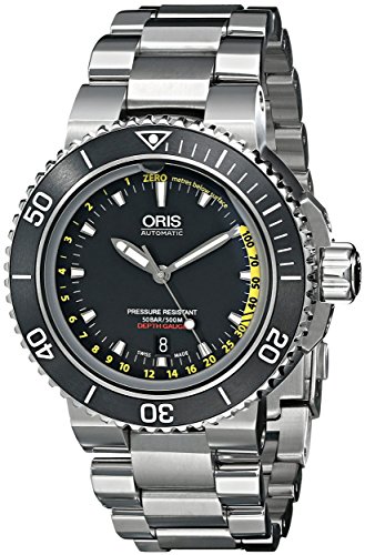 腕時計 オリス メンズ Oris Men's 73376754154 Aquis Analog Display Swiss Automatic Silver Watch