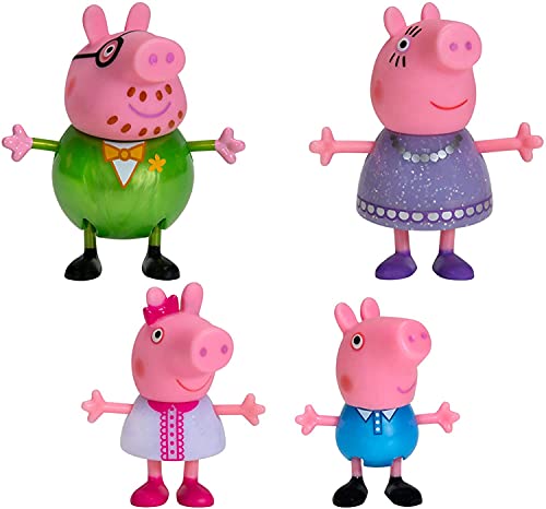 Peppa Pig ペッパピッグ アメリカ直輸入 Peppa Pig Fancy Family 4-Figure Pack - Includes Peppa, Geor