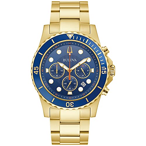 腕時計 ブローバ メンズ Bulova Men's Classic Sport 6-Hand Chronograph Quartz Watch, Calendar Date, Lu