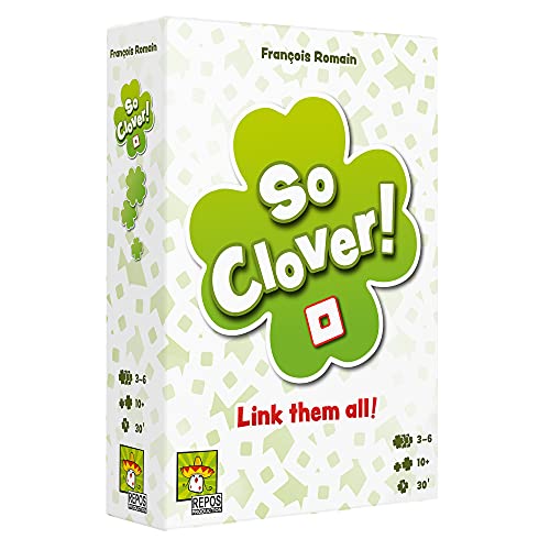 ボードゲーム 英語 アメリカ So Clover! Cooperative Word Association Board Game for Ages 10+, 3-6 Pl