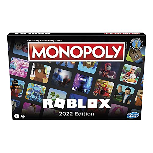 ボードゲーム 英語 アメリカ MONOPOLY: Roblox 2022 Edition Board Game, Buy, Sell, Trade Popular Robl