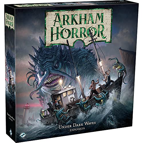ボードゲーム 英語 アメリカ Arkham Horror Under Dark Waves Board Game Expansion - New Locations, In