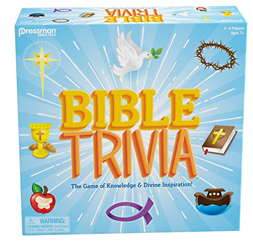 ボードゲーム 英語 アメリカ Bible Trivia by Pressman - The Game of Knowledge & Divine Inspiration,