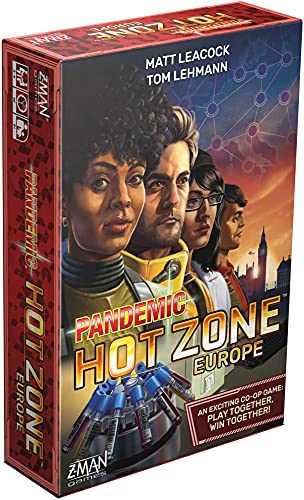 ボードゲーム 英語 アメリカ Pandemic Hot Zone: Europe Board Game - Cooperative Disease-Fighting Adv