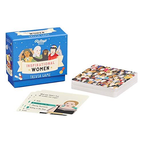 ボードゲーム 英語 アメリカ Ridley's Inspirational Women Trivia Card Game ? Quiz Game for Adult