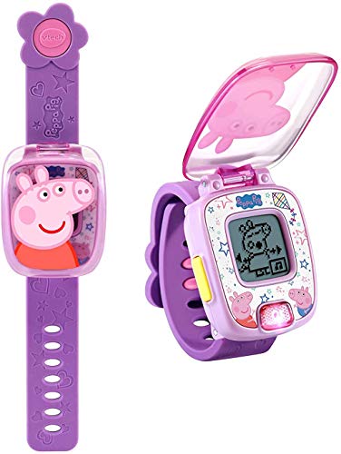 Peppa Pig ペッパピッグ アメリカ直輸入 VTech Peppa Pig Learning Watch, Purple