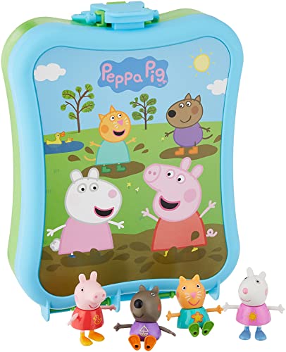 Peppa Pig ペッパピッグ アメリカ直輸入 Peppa Pig Hasbro Collectibles 4 Figure Case