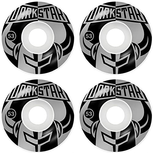 ウィール タイヤ スケボー Darkstar Skateboards Divide Black/Silver Skateboard Wheels - 53mm 99a (Set
