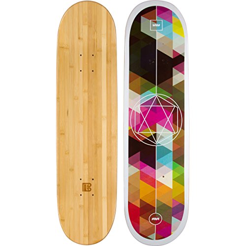 デッキ スケボー スケートボード Bamboo Skateboards Geometricity Graphic Skateboard Deck Only - Mo