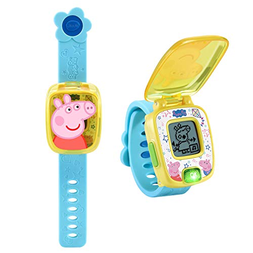 Peppa Pig ペッパピッグ アメリカ直輸入 VTech Peppa Pig Learning Watch, Blue, 3-6 years