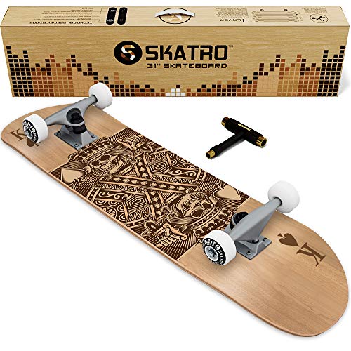 スタンダードスケートボード スケボー 海外モデル SKATRO - Pro Skateboard 31 Complete Skat