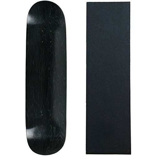 デッキ スケボー スケートボード Moose Skateboard Deck Blank Stained Black 8.25 Target Grip