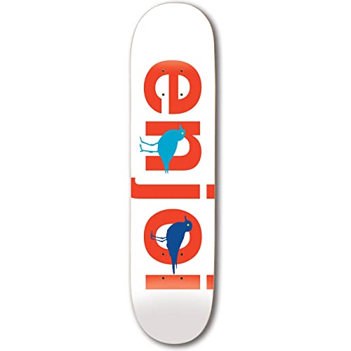 デッキ スケボー スケートボード Enjoi Skateboard Deck Bird Watcher White 8.5 x 32.18