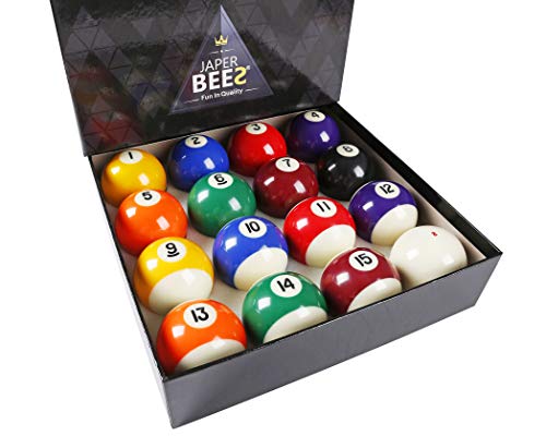 海外輸入品 ビリヤード JAPER BEES Deluxe Billiard Ball/Pool Ball Set Complete 16balls Regulation Size