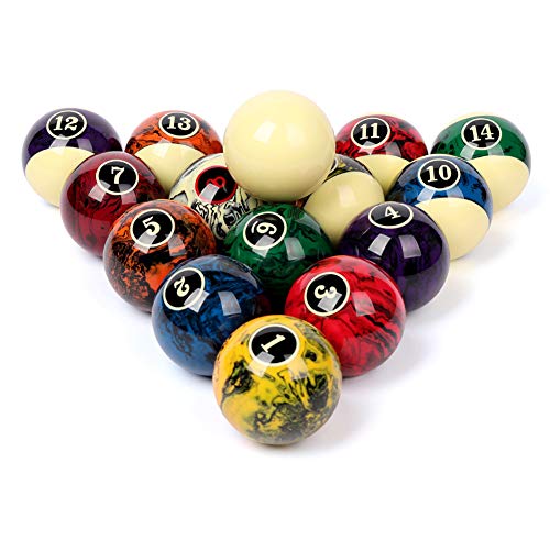 海外輸入品 ビリヤード CUPPA Professional Pool Balls/Billiard Balls Set, Complete 16 Balls for Pool T