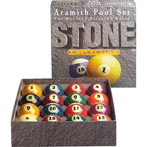 海外輸入品 ビリヤード Aramith Stone Collection Pool and Billiard Ball Set