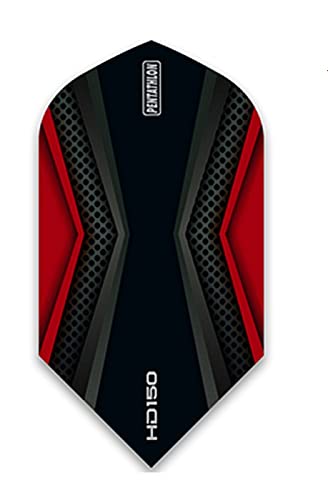海外輸入品 ダーツ フライト US Darts 3 Sets Slim Pentathlon HD150 RED/Black Dart Flights - 150 Micr
