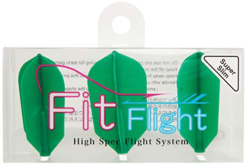 海外輸入品 ダーツ フライト Cosmo Darts Fit Flight 3 Pack Slim (Green)