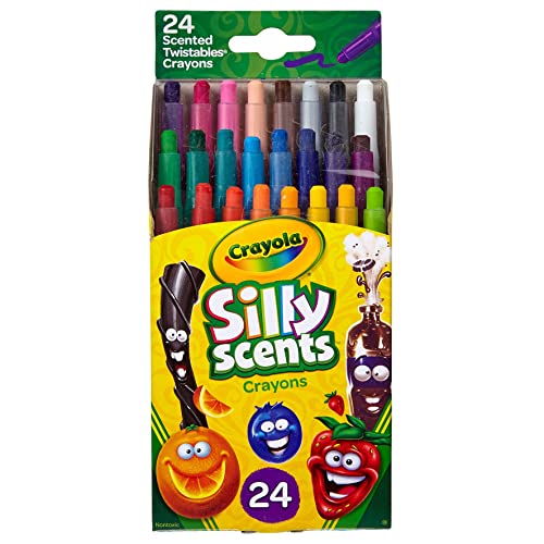 クレヨラ アメリカ 海外輸入 Crayola Silly Scents Twistables Crayons, Sweet Scented Crayons, 24 Coun