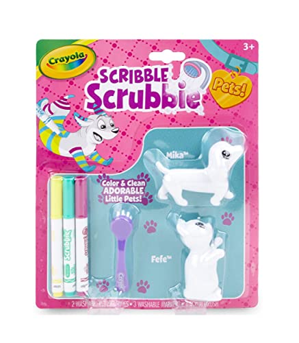 クレヨラ アメリカ 海外輸入 Crayola Scribble Scrubbie Pets, Dog & Cat, Kids Toys, Gift for Girls &