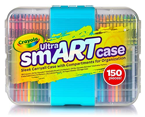 クレヨラ アメリカ 海外輸入 Crayola Ultra Smart Case, 150 Pieces, Art Set for Kids, Gift, (Model: 0