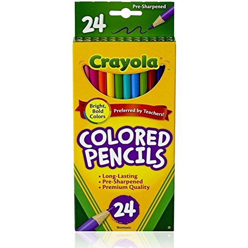 クレヨラ アメリカ 海外輸入 Crayola Colored Pencils Long 24 in a Pack, Case of 36