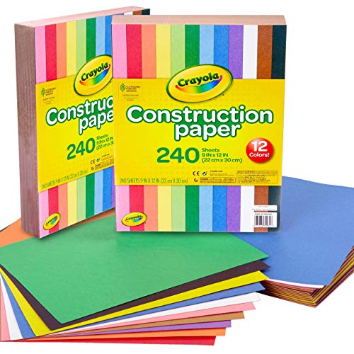 クレヨラ アメリカ 海外輸入 Crayola Construction Paper - 480ct (2 Pack), Bulk School Supplies For K