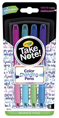 クレヨラ アメリカ 海外輸入 Crayola Color Changing Pens, Bullet Journal Supplies, 8 Colors, 4Count,