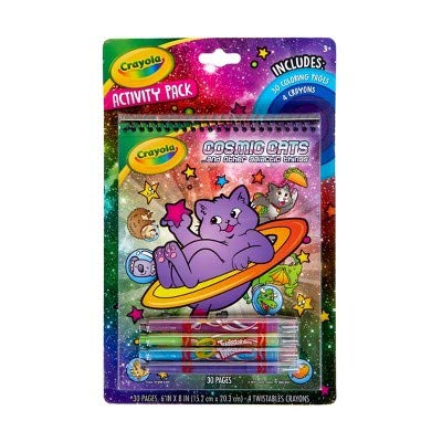 クレヨラ アメリカ 海外輸入 Crayola Cosmic Cats Coloring Activity Pack