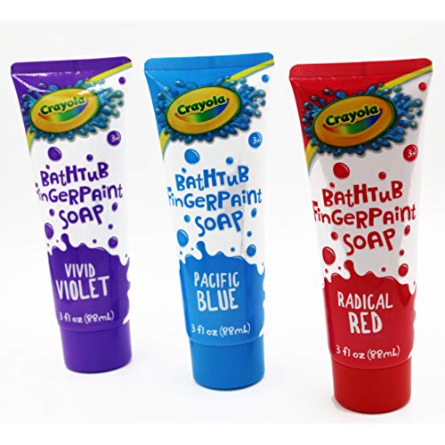クレヨラ アメリカ 海外輸入 Crayola Bathtub Finger Paint Soap 3 Pack New Vibrant Colors