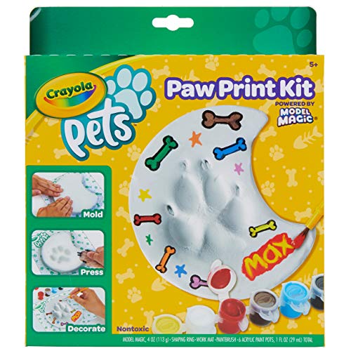 クレヨラ アメリカ 海外輸入 Crayola Pets Paw Print Keepsake Kit, Moon Craft Kit, Gifts for Pet Love